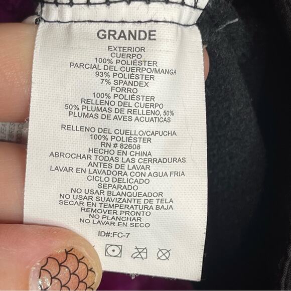 Free Country Winter Utility Jacket MAGENTA & Black - Picture 10 of 14